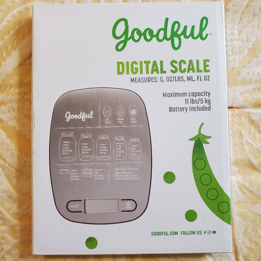BuzzFeed Goodful Digital Kitchen Food Scale - NIB